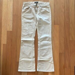 Express Tan Flare Stretch Bootcut Leg Jeans Sz 6